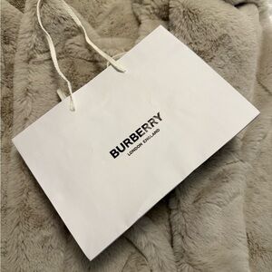 Burberry Classic White Tote Bag